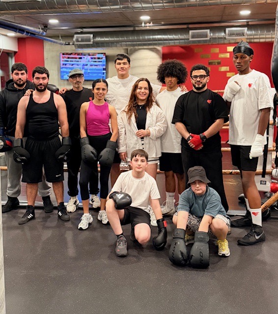 Members of Arsenal Boxing